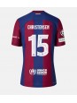 Moški Nogometna dresi replika Barcelona Andreas Christensen #15 Domači 2023-24 Kratek rokav